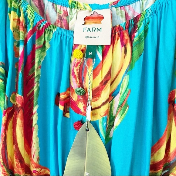 NWT Farm Rio Floral Maxi Dress - Picture 7 of 9